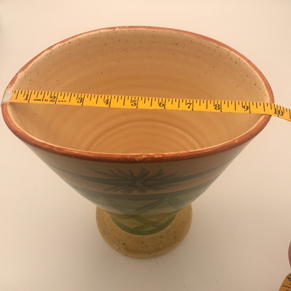 Vintage Large 10" Pottery Vase Made in Italy - Picture 7 of 8